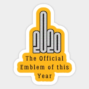 2020 Middle Finger Sticker